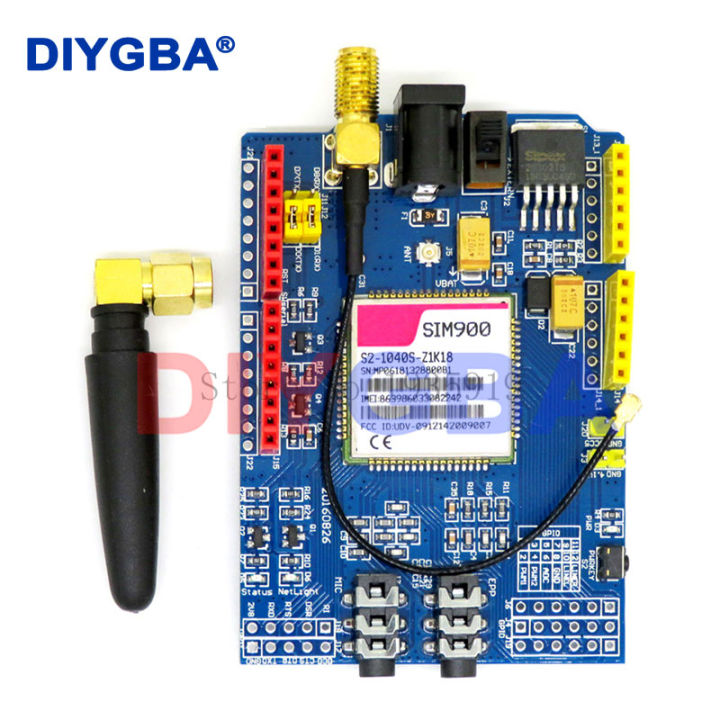SIM900 GPRS/GSM Shield Development Board Quad-Band Module For Arduino Compatible