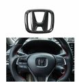 Honda steering wheel emblem carbon fibre - Honda steering like logo carbon fibre. 