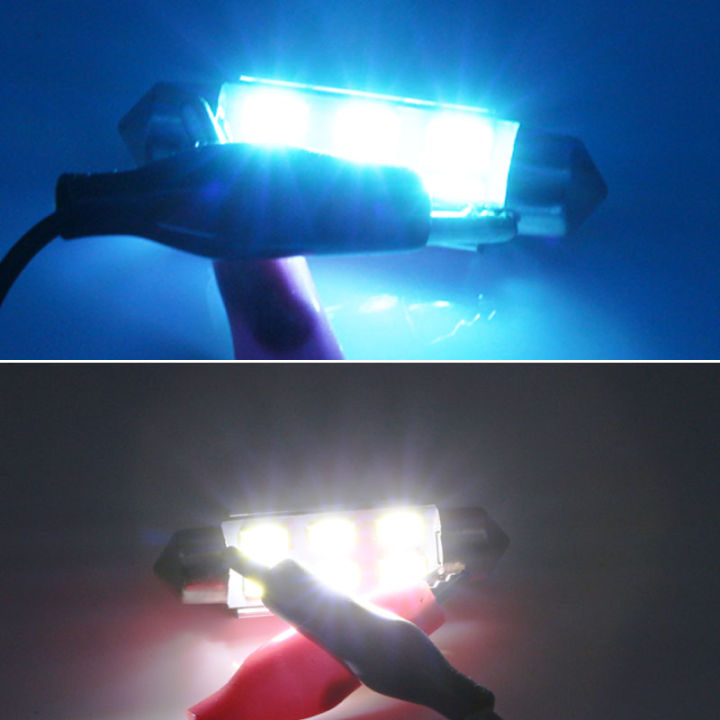 4x%20for%20VW%20Bora%20Caddy%20Golf%20III%20V%20Jetta%20NUMBER%20PLATE%20LIGHT%20LED%2039mm%20c5w%20for%20Samsung%206-SMD%20Error%20Free%20%20White%20and%20Crystal%20Blue%20-%20Image%205