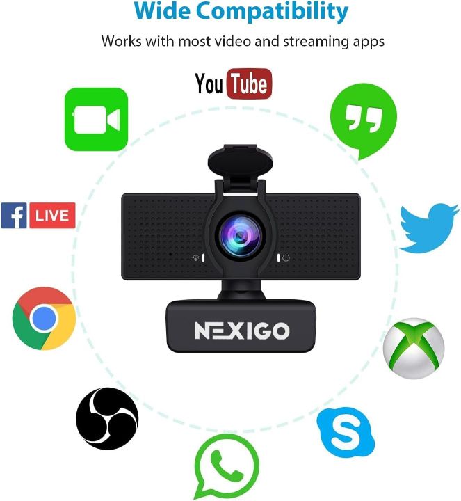 NexiGo%20N60%201080P%20Webcam%20with%20Microphone,%20Adjustable%20FOV,%20Zoom,%20Software%20Control%20&%20Privacy%20Cover,%20USB%20HD%20Computer%20Web%20Camera,%20Plug%20and%20Play,%20for%20Zoom/Skype/Teams,%20Conferencing%20and%20Video%20Calling%20-%20Image%209