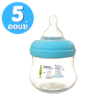 Attoon smile wide neck milk bottle (4/8 oz). 