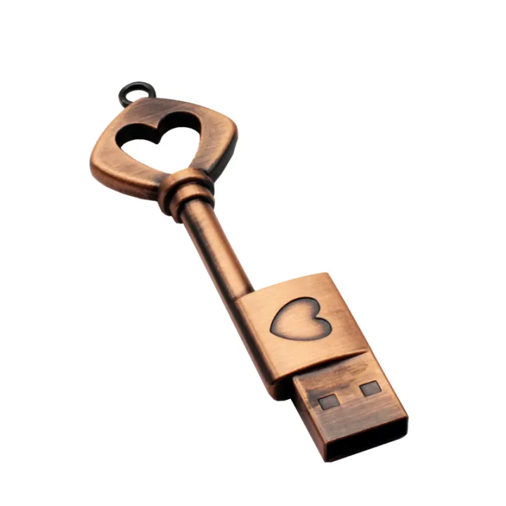 copper%20love%20heart%20shaped%20key%20usb%20flash%20drive%20pendrive%20pen%20drive%204gb%208GB%2016gb%2032gb%2064GB%20metal%20keys%20memory%20Stick%20wedding%20%20-%20Image%202