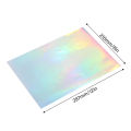 22 Sheets Self Adhesive Hologram A4 Printing Paper Printable Vinyl Sticker Waterproof use for Inkjet Printer Holographic Sticker. 