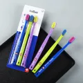 Nona Ultra-soft Microfiber toothbrush, Swiss-style 5460 high density manual toothbrush, gentle cleaning and gum care, home set,. 