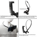 Hands Free Wearable Neck Holder Lazy Phone Stand Universal Hanging Mount for IPhone 15ProMax Samsung GoPro Dock Station Bracket. 