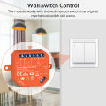 LoraTap Tuya ZigBee Wireless 2 Gang Switch Relay Module Smart Life App Remote Control Timer Work with  Assistant Alexa. 