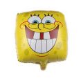1pcs Cartoon square SpongeBob SquarePants expression Foil Balloons child Birthday Party Decoration Kids Toys Air Helium balloon. 