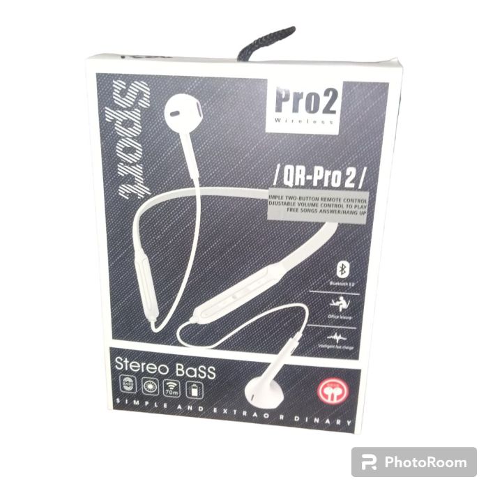 Sport stereo Bass QR pro 2 wireless Headphones