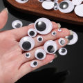 50/100/200pcs Self-adhesive Wobbly Wiggle Eyes 3D Moving Eye for DIY Scrapbooking Toys Dolls Kids DIY Accessories 5-24mm. 