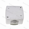 10A Surface-Mounted Single-Unit Wall Panel Household European Standard Two-Hole Socket With Cover Waterproof And Splash-Proof. 