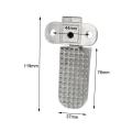 2Pcs Electric Bike Rear Pedals Footrest Quick Release, Foot Pegs Scooter Pedals Bike Pedals for Mountain Bike. 