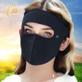 Women Full Face UV Protection Mask 3D Ice Silk Sunscreen Breathable Lightweight Summer Outdoor Sports Comfort Fit mask for men. 