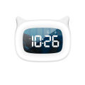 Rechargable Digital Alarm Clock Night Light Touch Snooze Always-on Display Desktop Table Clock 12/24H Dual Alarm Music LED Clock. 