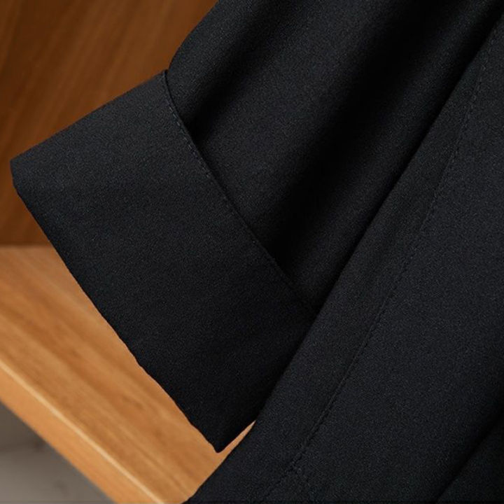 Black%20Solid%20Casual%20Turn-Down%20Collar%20Single%20Button%20Short%20Sleeve%20Women's%20Jacket%20Suit%20Blazer%20Short%20Coat%20Woman%20Clothing%20Fashion%202024%20-%20Image%206