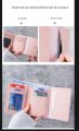 Multi Card Slot Three Fold Card Bag Wallet For Young Girls and Students Compact Card Holder Purse Accessory. 