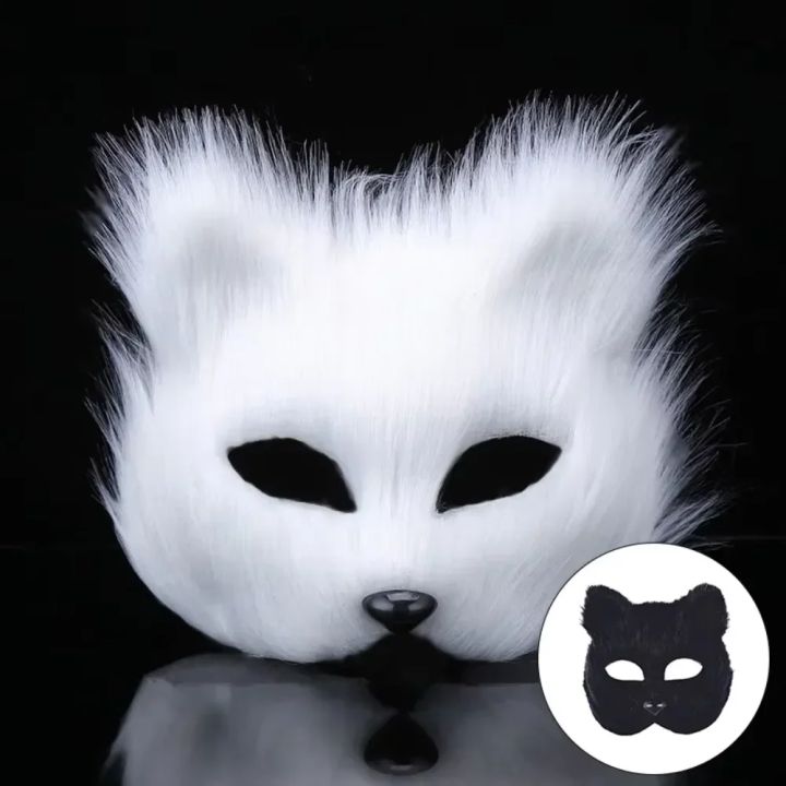 Fluffy%20Fur%20Fox%20Tail%20Cat%20Paws%20Gloves%20and%20Ears%20Headwear%20Face%20Mask%20Cosplay%20Costume%20Wolf%20Therian%20Mask%20Set%20Halloween%20Party%20Accessorie%20-%20Image%205