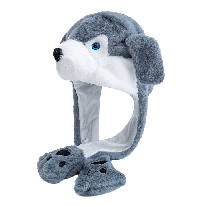 Hot%20Sale%20Unisex%20Funny%20Ear%20Hat%20Animal%20Style%20Couple%20Cute%20Ear%20Moving%20Up%20Cap%20Men%20Women%20Girls%20Rabbits%20Ears%20Plush%20Winter%20Lovely%20Hat%20%EF%BB%BF%20-%20Image%203
