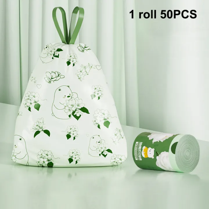 10/50/100PCS%20Kitchen%20Bathroom%20Disposable%20Drawstring%20Garbage%20Bag%20Printed%20Thickened%20Portable%20Garbage%20Bag%20Cartoon%20Home%20-%20Image%207
