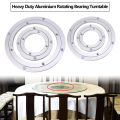 1Pc Heavy Duty Aluminium Alloy Rotating Bearing Plate Turntable Round Dining Table Bearings Swivel Plate 4in/6in/8in/10in.