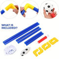 Portable Micro Soccer Goal Set, Complete Outdoor Beach Training Equipment with Net Pump Ball, Lightweight Indoor Kids Sports Toy.