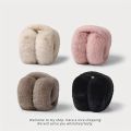 Solid Soft Plush Ear Keep Warmer Winter Earmuffs for Women Men Fashion Outdoor Earflap Protection Ear-Muffs Ear Cover.