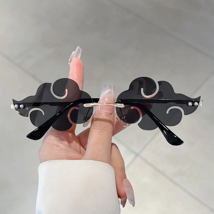 KAMMPT%20Cloud%20Shaped%20Sunglasses%202024%20New%20in%20Rimless%20Irregular%20Funny%20Sun%20Glasses%20Women%20Trendy%20Stylish%20Brand%20Designer%20Rave%20Shades%20-%20Image%205