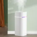 600ML USB Air Humidifier Double Spray Port Essential Oil Aromatherapy Humificador Cool Mist Maker Fogger Purify for Home Office. 