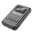 Bluetooth 5.0 Receiver Transmitter LCD Wireless Adapter 3.5MM Jack AUX FM Car Kit Handsfree Call & Mic For PC TV Car kit Speaker.