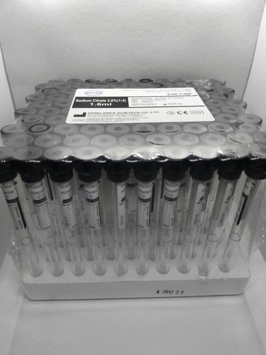 ESR Fast Detecting Tubes (1.6ml) for Quick Sedimentation Rate Analysis