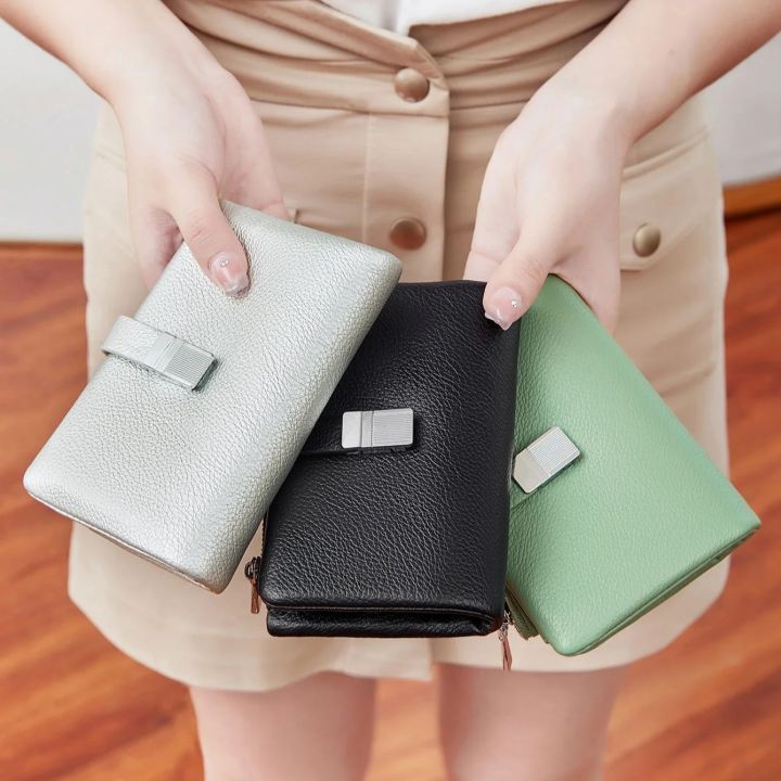 New%20Women's%20Wallet%20Fashionable%20and%20Minimalist%20Short%20Zero%20Wallet%20Small%20and%20Fresh%20Three%20Layer%20Large%20Capacity%20PU%20LeatherCardSeatBag%20-%20Image%205
