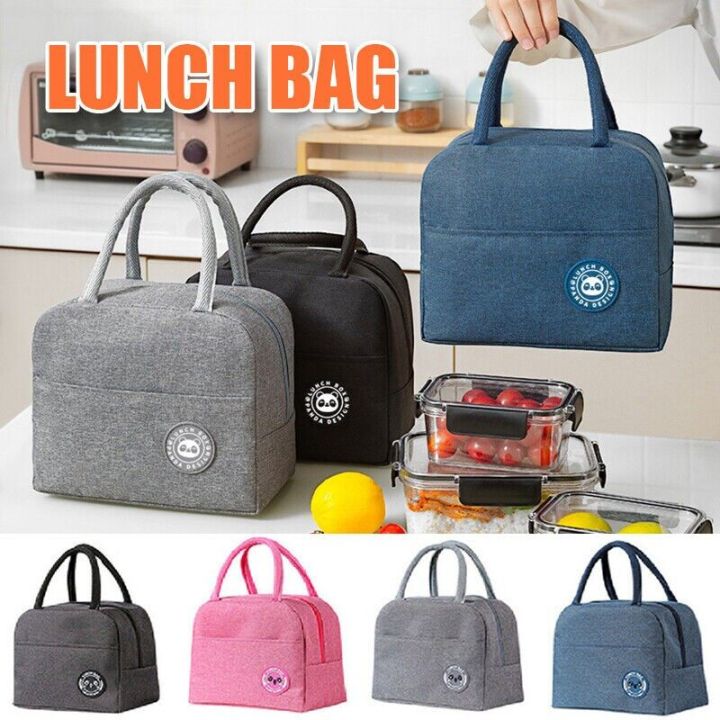 1pcs Insulated Lunch Bag Box for Women Men Thermos Cooler Hot Cold Adult Tote Food