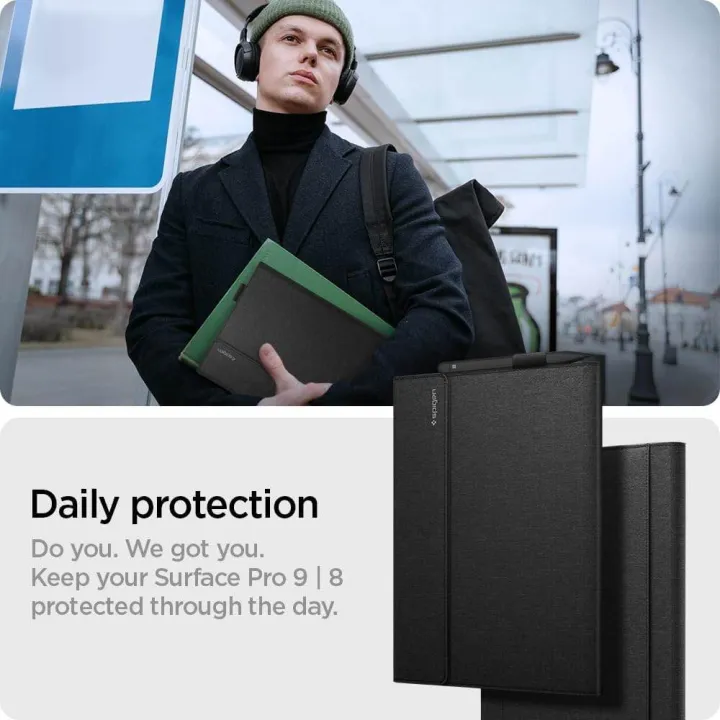 Spigen%20Stand%20Folio%20Designed%20for%20Microsoft%20Surface%20Pro%2011%20/%20Surface%20Pro%2010%20/%20Pro%209/8%20Case%20Cover%20with%20Pen%20Holder%20(2024/2022/2021)%20-%20Black%20-%20Image%205