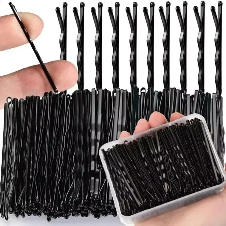 50-600pcs%20Black%20Straight%20Line%20Hair%20Clip%20U-shaped%20Needle%20Lady%20Hairpins%20Curly%20Wavy%20Grips%20Women%20Bobby%20Pins%20Styling%20Hair%20Accessories%20-%20Image%202