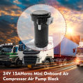 Air Compressor 12V Air Pump Air Horn Compressor Kit for Any Vehicle Trucks Lorries Trains Yachts. 