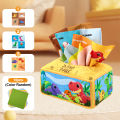 Baby Draw Paper Towel Tearing Tissue Box Baby Puzzle Early Education Montessori Children Cloth Toys 3+10. 