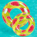 1 Pcs Watermelon Swim Tube Inflatable Pool Float Pool  Accessory Swim Float Ring Summer Water Toys. 