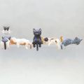 Simulation Mini Ornaments Fish Aquarium Decor Artificial Pet Cats Fish Tank Decoration Animal Figurine Dollhouse Home Decor.
