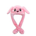 60cm Rabbit Airbag Hat Spring And Autumn New Cartoon Funny Airbag Plush Rabbit Ear Moving Hat. 