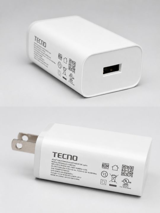 TECNO 18W Fast Charger Adapter