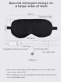 USB Heated Eye Mask Reusable USB Silk Steaming Eye Mask Eye Massager For Sleeping Eye Puffiness Anti Dark Circle Patch Eye Care. 