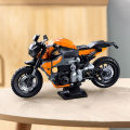 New Motorcycle Building Blocks Stable Base Model Bricks Cool Shape Kit Ornaments Educational Toys For Children. 