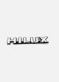 HILUX CHROME-BLACK LOGO EMBLEM BADGE FOR TOYOA HILUX LN85-106 MIGHTY-X PICKUP. 