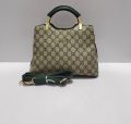 KUOY Brand medium size new fashion Hand bag and Purse with beautiful design. Imported from China. New look with quality clothing material with three compartments. Can be used both for casual and travelling.. 