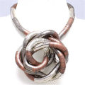 5mm 90cm Iron Flexible Twisted Jewelry Bendable Snake Necklace 12 Colors Available. 