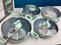 Kiam 7 Pcs Chromatic Ceramic Granite Cookware Set (Induction bottom. 