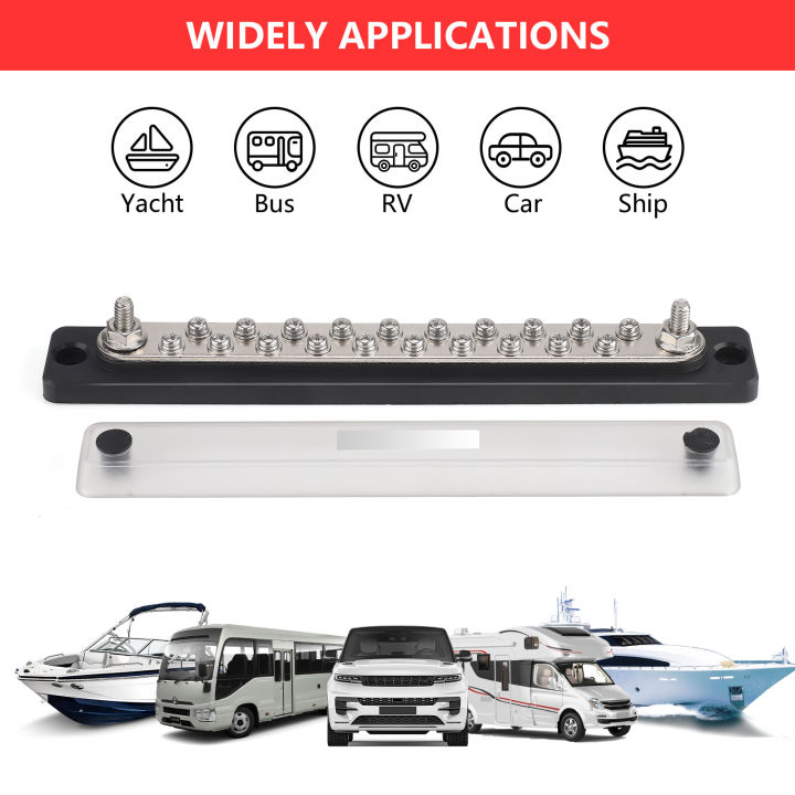 20%20Way%20Terminal%20Distribution%20Block%20Current%20Rating%20150A%2036V%20DC%20Terminal%20Copper%20Bus%20Bar%20For%20Car%20RV%20Marine%20Solar%20Truck%20Black%20-%20Image%206
