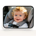 1pc Shatterproof Baby Car Mirror Car Safety Seat Rearview Mirror, Easy Install, Universal Fit.