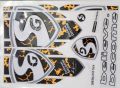 SG 3D Embossed cricket Bat Sticker 2023 Edition For Professional Players. 