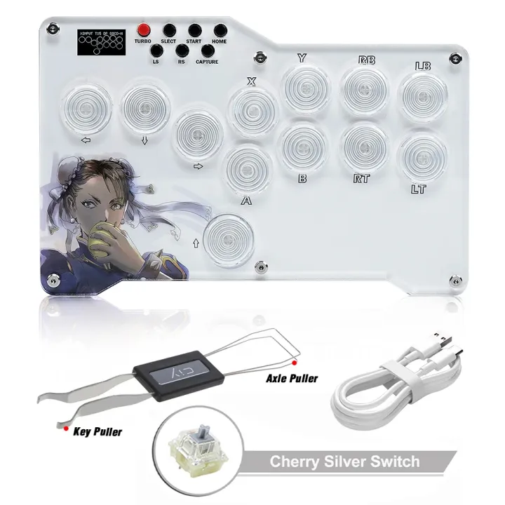 Flatbox%20Hitbox%20Arcade%20Joystick%20Fight%20Stick%20For%20PS4/PS3%20With%20Turbo&Capture%20Function%20Street%20Fighter%20Game%20Controller%20For%20PC/NS%20-%20Image%207