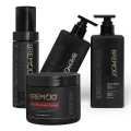 Bremod Keratin Hair Care Set | Shampoo + Conditioner + Hair Mask + Argan Serum | Smooth, Nourish & Repair | Professional Treatment. 